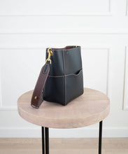Load image into Gallery viewer, AALLYN - Jordan Bucket Bag - Tobacco/Silver
