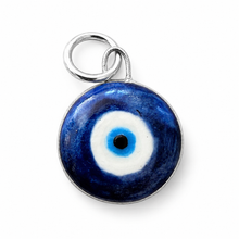 Load image into Gallery viewer, Shá Parlé - Evil Eye Charm: Blue / Gold Luster
