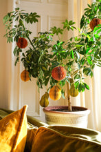 Load image into Gallery viewer, East End Press - ORANGE HONEYCOMB ORNAMENT
