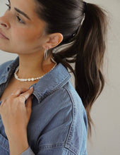 Load image into Gallery viewer, May Martin - Silver Everyday Hoops
