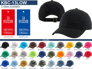 KBETHOS - Kids Premium Baseball Cap: PNK / (2-5)