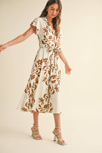 Load image into Gallery viewer, MIOU MUSE - PRINT BUTTON DOWN FLARE DRESS
