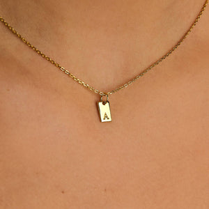 Little Sky Stone - Small Initial Letter Tag