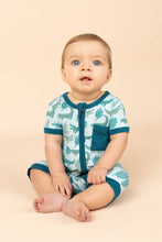 Load image into Gallery viewer, Emerson and Friends - Later Gator Alligator Shortie Romper
