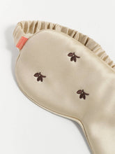 Load image into Gallery viewer, Lost Pattern Silk Sleep Eye Mask - Champagne Martini
