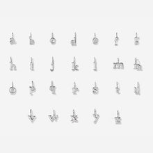 Load image into Gallery viewer, Little Sky Stone - Lowercase Initial Charms Sterling Silver

