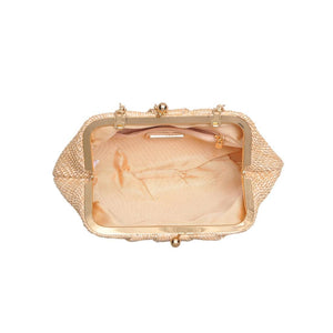 Urban Expressions - Triana Straw Frame Clutch - Natural