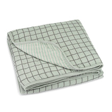 Load image into Gallery viewer, Parker Baby Co. - Sage Windowpane Quilt
