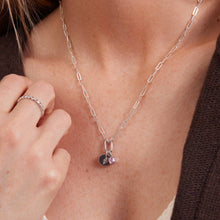 Load image into Gallery viewer, Made By Mary - Jude Charm Necklace With Link Lock
