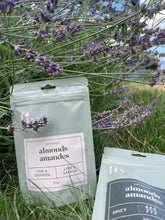 Load image into Gallery viewer, Liv Artisanal - Lime &amp; Saffron Almonds (57g)

