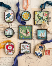 Load image into Gallery viewer, Maris Mirum - Mermaid ~ Art Locket Ornament
