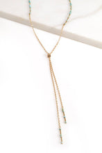 Load image into Gallery viewer, Mickey Lynn - Turquoise Lariat Necklace

