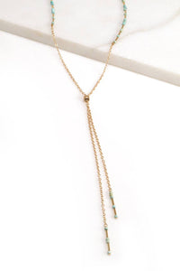 Mickey Lynn - Turquoise Lariat Necklace