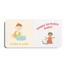 Load image into Gallery viewer, Left Hand Book House - Birthday Baby- Board Book
