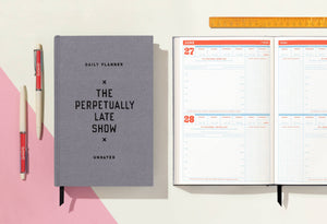 Chronicle Books - The Perpetually Late Show Undated Planner