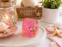 Load image into Gallery viewer, Golden Parrot - Pink Ocean Squishy
