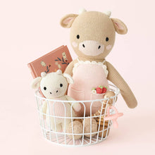 Load image into Gallery viewer, cuddle+kind - Ava the cow (powder pink), gives 10 meals: Little - 13"
