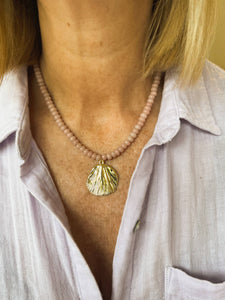 Jessica Matrasko Jewelry - Kai Necklace: Pink Opal