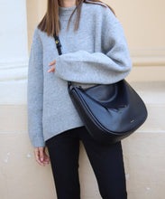 Load image into Gallery viewer, AALLYN - Marley Hobo - Leather: Black
