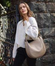 Load image into Gallery viewer, AALLYN - Marley Hobo - Leather: Biscotti
