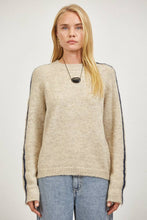 Load image into Gallery viewer, a.ren - PS2137 | Knit Round Neck Long Sleeve Sweater: Navy / S

