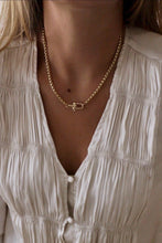 Load image into Gallery viewer, Katie Waltman Jewelry - Small Gold NOVA ROUND BOX CHAIN

