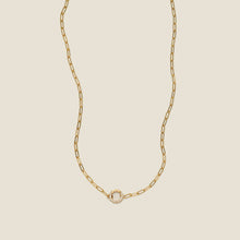Load image into Gallery viewer, Made By Mary - Jude Charm Necklace With Link Lock
