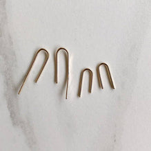 Load image into Gallery viewer, Millhouse Collection - The Gazelle Long Ear Pins- Sterling Silver
