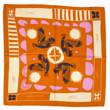 Load image into Gallery viewer, Voyager Silk - Silk Scarves - Soar &amp; Sing Scarf | Silk Habotai Scarf | Women's Bandana: 26" x 26"
