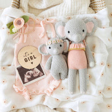 Load image into Gallery viewer, Cuddle + Kind Baby elephant- Flower Crown

