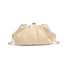 Load image into Gallery viewer, Urban Expressions - Triana Straw Frame Clutch - Natural
