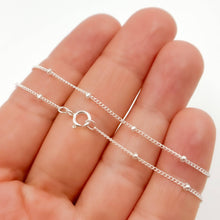Load image into Gallery viewer, Tresor J Inc. - 444SSN. Sterling Silver Satellite Necklace: Silver / 16 inch / Satellite
