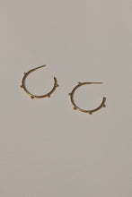 Load image into Gallery viewer, YEWŌ Collective - Small Bentu Hoops
