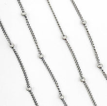 Load image into Gallery viewer, Tresor Jewelry - Oxidized Sterling Silver Satellite Necklace
