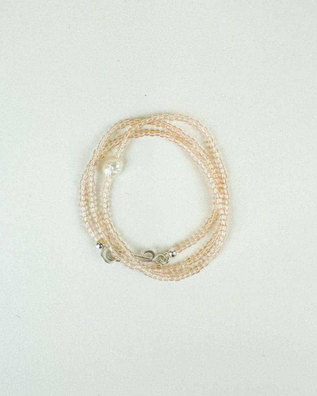 Millhouse Collection - The Khadi Necklace- Light Pink