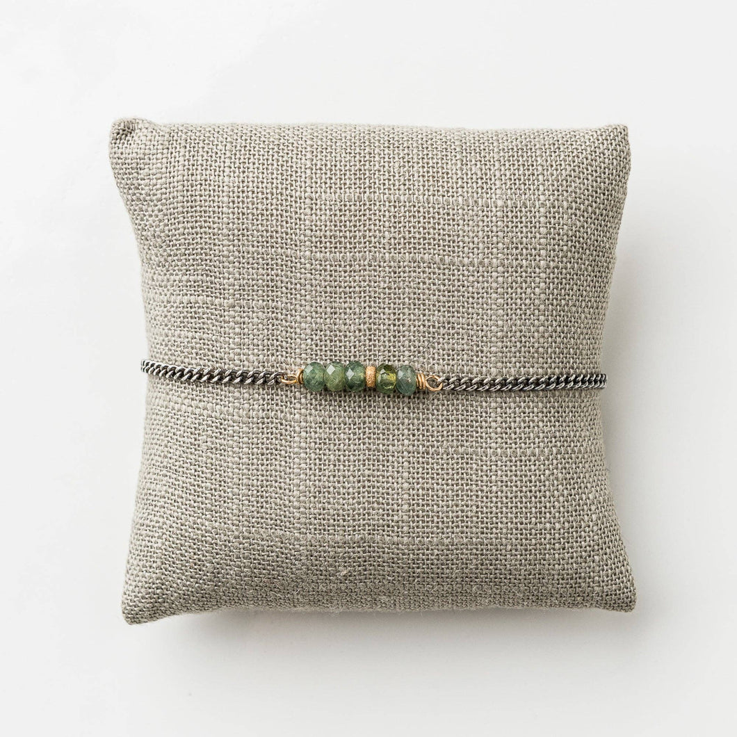 Original Hardware - Green Apatite Stack Bracelet