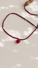 Load image into Gallery viewer, recycled lovers - 046 - Heart Pendant Necklace : Length 16"
