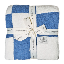 Load image into Gallery viewer, Local Beach - Checker Luxe Home Blanket
