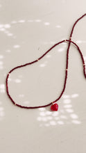Load image into Gallery viewer, recycled lovers - 046 - Heart Pendant Necklace : Length 16"
