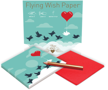 Load image into Gallery viewer, FLYING WISH PAPER ® - ALWAYS IN OUR HEARTS  / Mini Kit / 15 WISH PAPER™ + ACC
