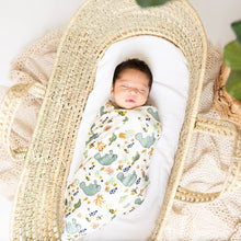 Load image into Gallery viewer, Emerson and Friends - Manatee Luxury Bamboo Swaddle Blanket
