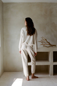 a.ren - Knit Organic Cotton Crew Neck
