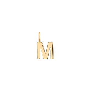 WJW - Permanent Jewelry 14K Solid Gold Initial Charms: Y