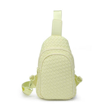 Load image into Gallery viewer, Sol and Selene - Beyond The Horizon - Woven Neoprene Sling Backpack: Cream
