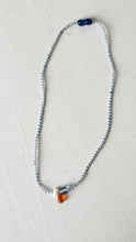 Load image into Gallery viewer, recycled lovers - 024 - Glass and Shell Necklace: Length 16"
