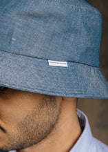 Load image into Gallery viewer, American Trench - Linen Chambray Bucket Hat: Chambray / One Size
