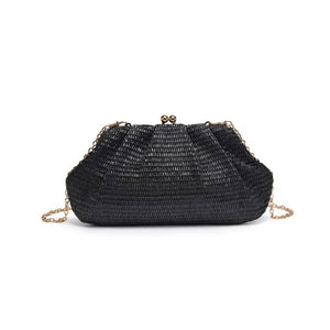 Urban Expressions - Triana Straw Frame Clutch - Natural