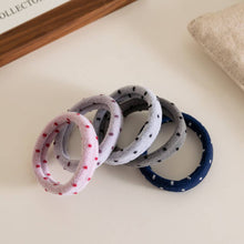 Load image into Gallery viewer, Adorro - Polka Dot Seamless Hair Ties
