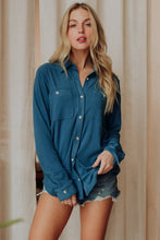 Load image into Gallery viewer, Panache Apparel Co. - Bright Blue Super Soft Button Up
