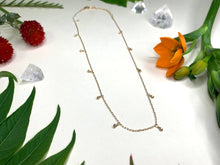 Load image into Gallery viewer, Elysium Jewelry - Stone Bead Choker: 14k Gold Fill / Lapis
